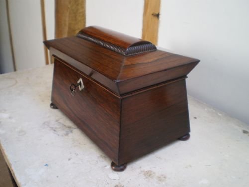 Tea Caddy Regency Rosewood
cloverleaf Home Interiors £8 Delivery Retail Quality
