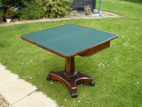 fig 4. Card table Regency Rosewood c1825
Cloverleaf Home Interiors £45 delivery retail quality
