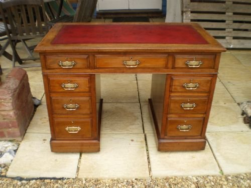 	
Desk Victorian Walnut Dated 1888 Small Proportions
cloverleaf Home Interiors £45 Delivery Retail Quality