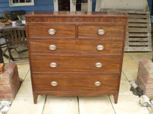 	
Chest of Drawers George III Mahogany Special Handles
