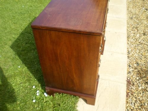 fig 2. 	
Desk George III Mahogany kneehole
Cloverleaf Home Interiors £45 delivery retail quality
