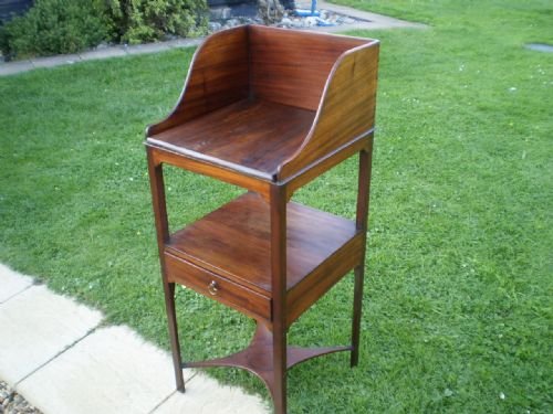 Table Bedside Nightstand Georgr III Mahogany C1790
