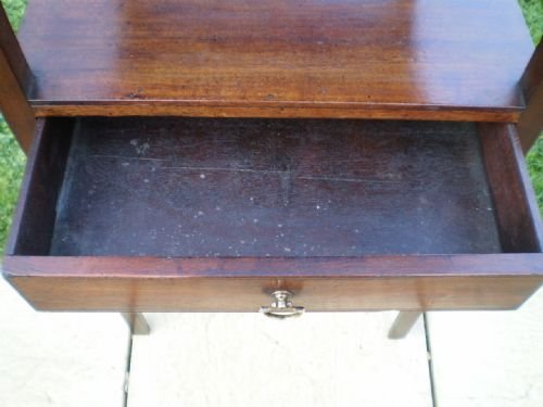 fig 2. Table bedside nightstand Georgr III Mahogany c1790