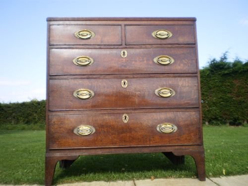 fig 1.
Chest of drawers George III Oak c 1790