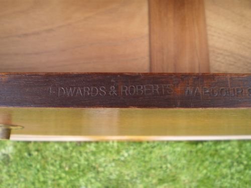 fig 1.
Wardrobe Victorian Edwards and Roberts Burr Walnut breakfront