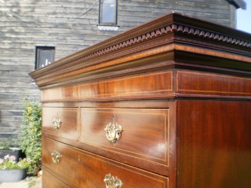 fig 3.
Chest of Drawers chest on chest Mahogany Late Victorian