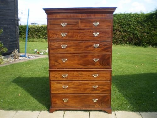 fig 4.
Chest of Drawers chest on chest Mahogany Late Victorian