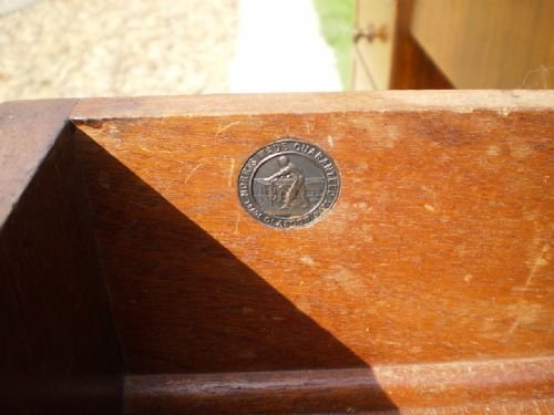 fig 4.
Desk Walnut Art Deco c1920 by Morris of Glasgow