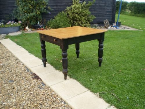 Table Kitchen Dining Victorian Pine