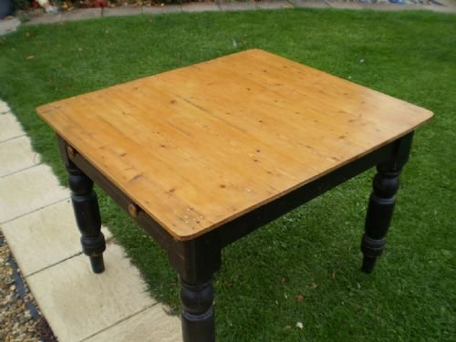fig 1. Table Kitchen dining Victorian Pine