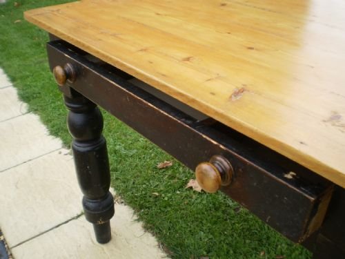 fig 2. Table Kitchen dining Victorian Pine