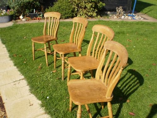 Chairs Victorian Lathe Back Kitchen Windsors Beech and Elm