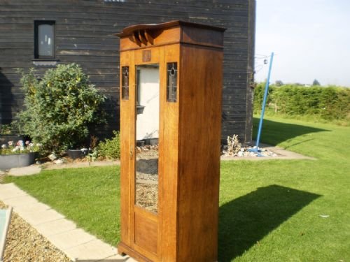 Wardrobe Arts and Crafts Oak C1900