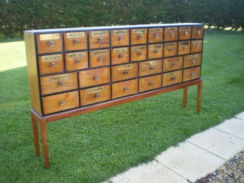 Chest of Drawers Rare Apothecary Chemist Drawers C1840 Fresh to Market
