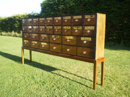 	
Chest of Drawers Rare Apothecary Chemist Drawers C1840 Fresh to Market