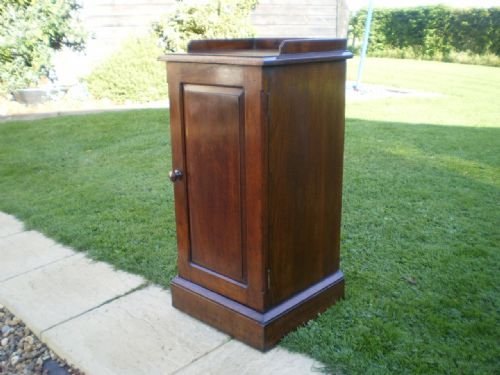 Cupboard Cabinet Bedside Pot Cupboard Victorian Walnut