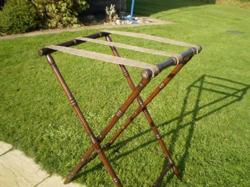 fig 4. Table tray butlers tray and original stand Regency Mahogany c1825