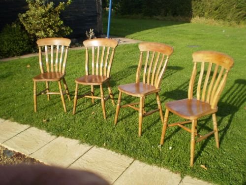 Chairs Victorian Lathe Back Windsor Beech and Elm