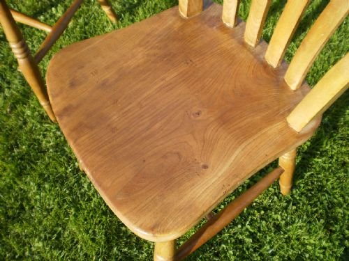 fig 1. Chairs Victorian Lathe back Windsor Beech and Elm