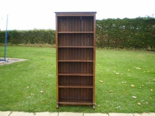 fig 1.
Bookcase Victorian Oak style adjustable shelves