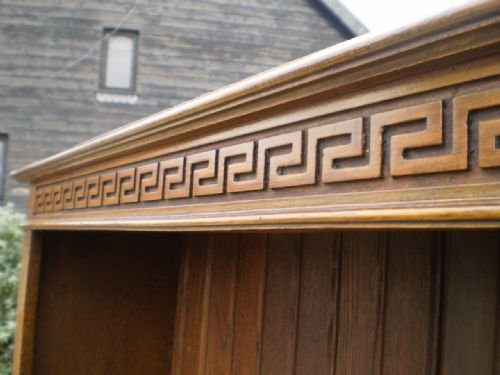 fig 2.
Bookcase Victorian Oak style adjustable shelves