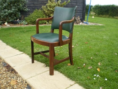 Chair Desk Chair Heals of London Oak C1920