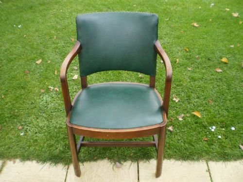 fig 1. Chair desk chair Heals Of London Oak c1920