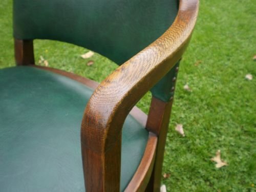 fig 3. Chair desk chair Heals Of London Oak c1920