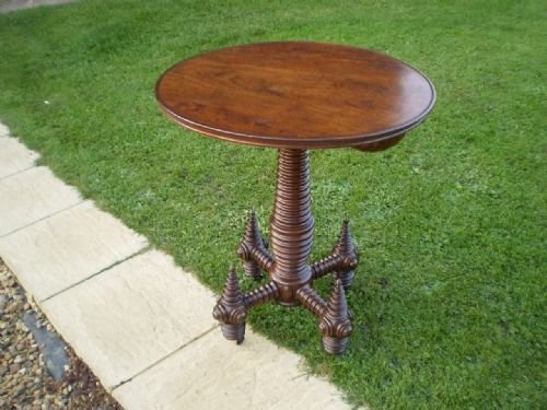 Table Gaming Wine Arts and Crafts Moorish Design C1880