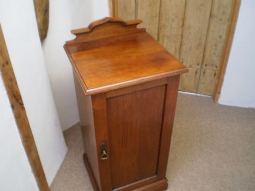 fig 1. Cabinet cupboard bedside Victorian walnut