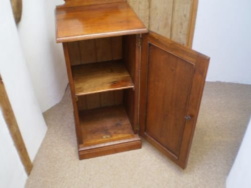 fig 3. Cabinet cupboard bedside Victorian walnut