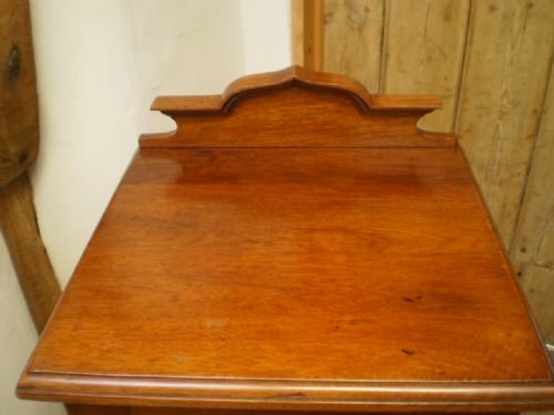 fig 4. Cabinet cupboard bedside Victorian walnut