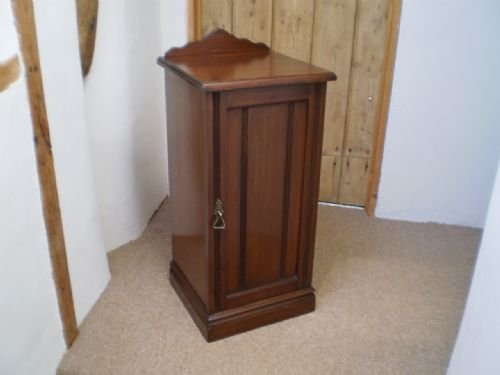 Cabinet Cupboard Bedside Victorian Walnut
