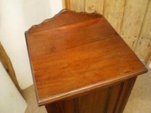 fig 1. Cabinet cupboard bedside Victorian walnut