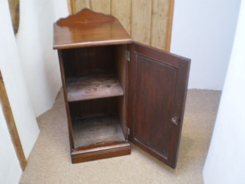 fig 3. Cabinet cupboard bedside Victorian walnut