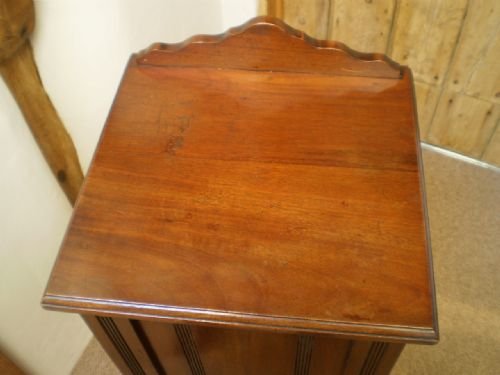 fig 4. Cabinet cupboard bedside Victorian walnut