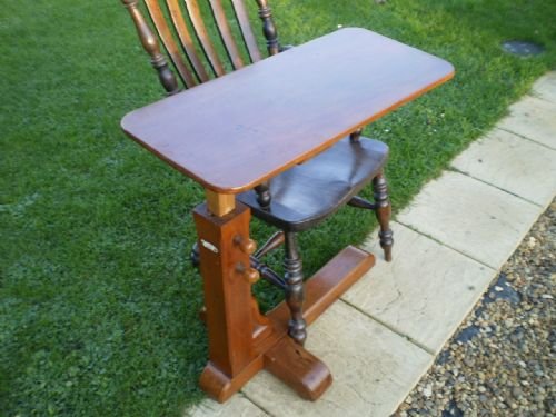 Table Bed or Chair Table Reading Victorian Pine and Oak
