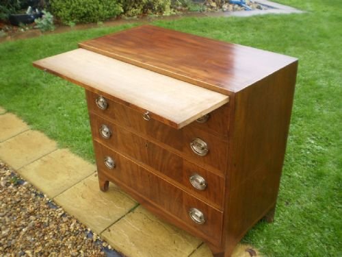 fig 2. Chest of drawers George III Mahogany bachelors chest c1790 small size