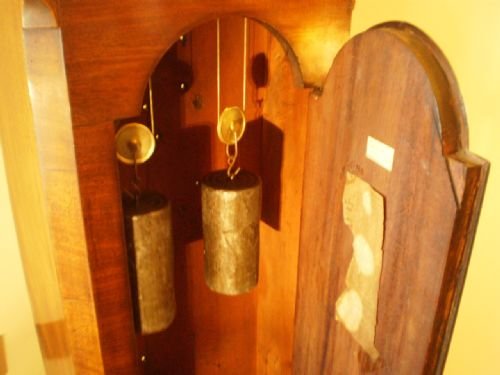 fig 4. Clock Longcase Grandfather George IV Mahogany Samuel Sly Norwich c1780