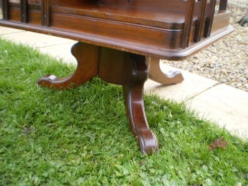 fig 4. Bookcase Victorian mahogany revolving c1890 fine quality