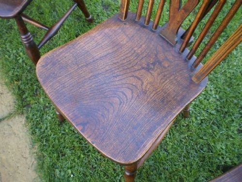 fig 3. Chairs Victorian Windsor Wheelbacks Beech and Elm