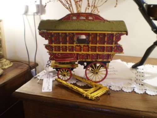 fig 1. Travellers Ledge caravan wagon scratch built c1910