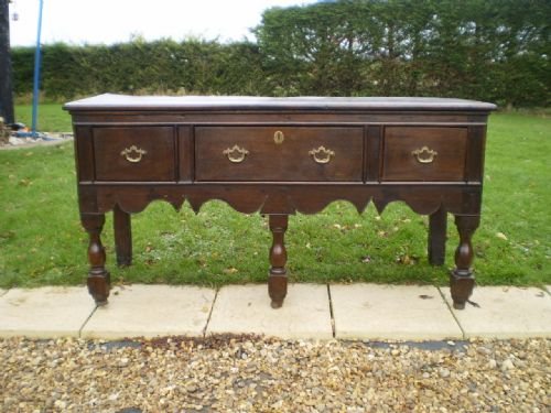 fig 1. Dresser early 18th century Oak c1700