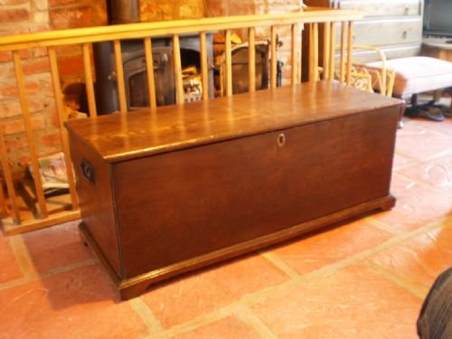 Blanket Box Chest Georgian Elm C 1790