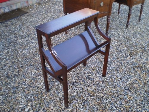 Bookcase Book Trough Late Victorian Mahogany C1900