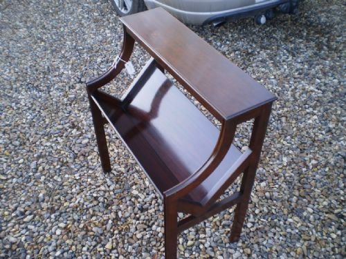 fig 4. Bookcase book trough Late Victorian Mahogany c1900