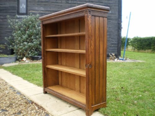 fig 4. Bookcase Victorian Oak Arts and Crafts Pugin Influence c1880