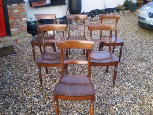 fig 2. Chairs Regency Mahogany c1820 set of 6