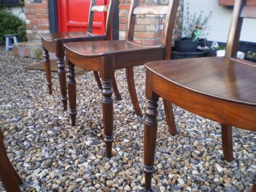 fig 3. Chairs Regency Mahogany c1820 set of 6
