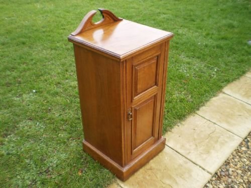 fig 2. Cupboard cabinet bedside Victorian Walnut c1890
